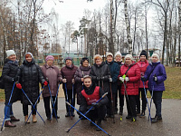 Открытые тренировки (мастер-классы) по северной ходьбе в г. Приволжске  и парках города Иваново 5 ноября 2022 г.