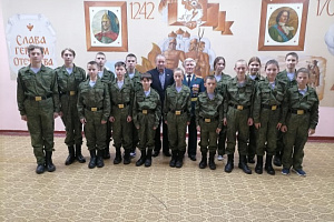 Состоялось очередное занятие с воспитанниками военно-патриотического клуба школы № 65 г. Иваново «Резерв»