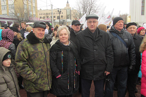 В Иванове состоялся митинг-концерт в честь воссоединения Крыма с Россией 