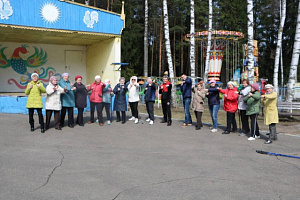Ветераны города Иванова приняли участие в оздоровительных тренировках на свежем воздухе в рамках партийной акции «ЕР тренирует»