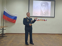 Урок мужества в Кохомском индустриальном колледже, посвященный 80-летию присвоения звания Героя Советского Союза Куклеву Роману Павловичу