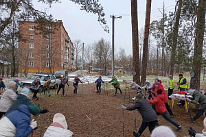 Сегодня в Южском городском парке соревновались ветераны