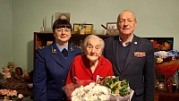 Свой 100-летний юбилей отметила ветеран, участница Великой Отечественной войны Блохина Надежда Николаевна.