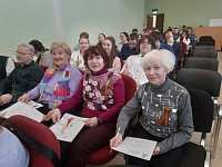 Слушатели народного университета «Третий возраст» присоединились к Международному историческому диктанту на тему событий Великой Отечественной войны 1941-1945 гг.