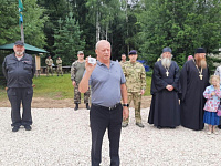  Шуйские ветераны приняли участие в торжественной церемонии открытия военно-спортивных сборов "Клещевские зори-2024"