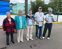 В спортивном комплексе "Автокран" города Иваново состоялся чемпионат по городошному спорту среди ветеранов