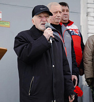 В Шуе состоялась акция памяти, приуроченная к 80-летию со дня присвоения звания Героя Советского Союза генералу армии Горбатову А.В.